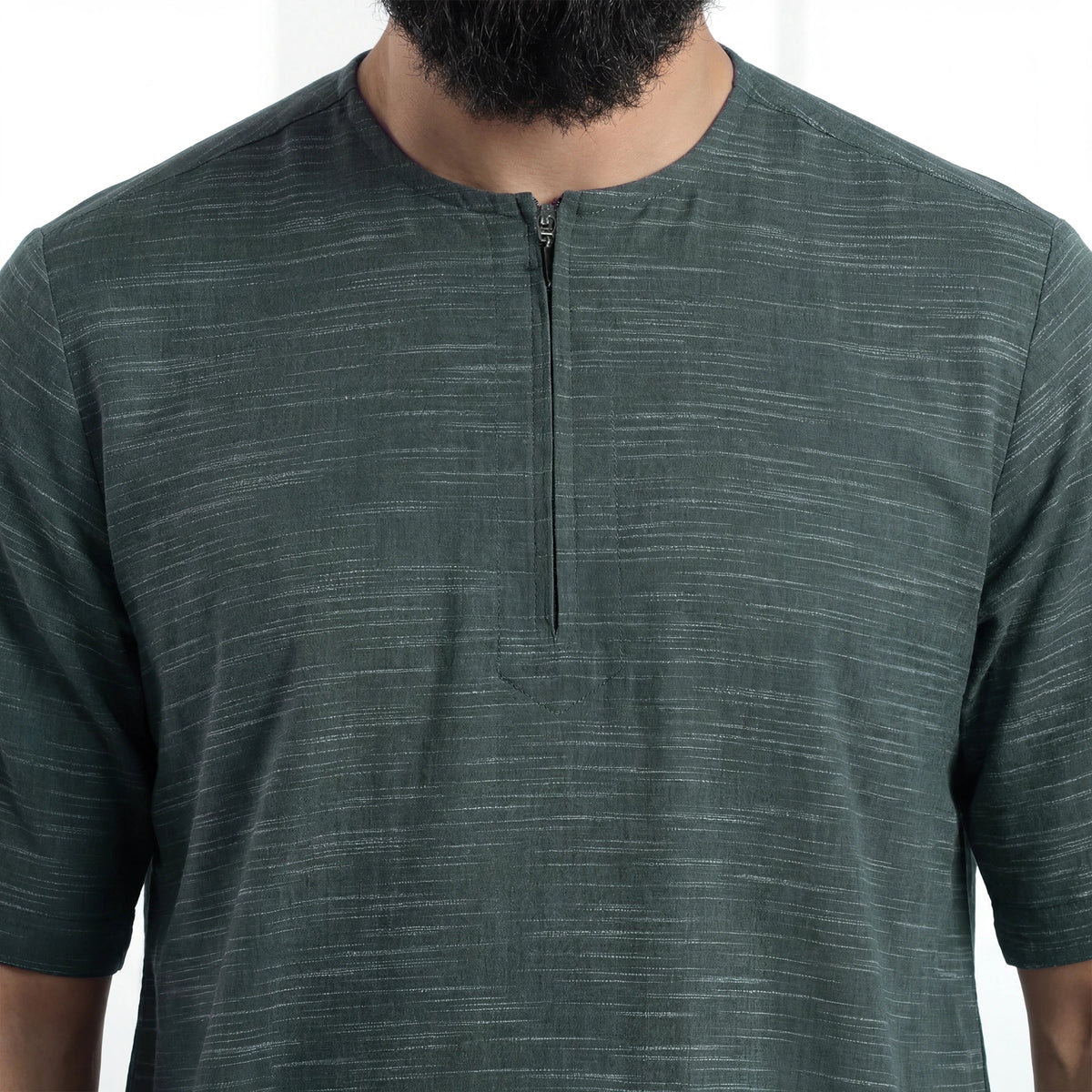 MENS PREMIUM HALF SLEEVE THOBE - OUBD
