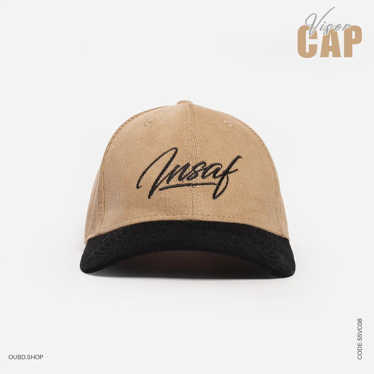 SPECIAL CORDUROY VISOR CAP - INSAF - OUBD
