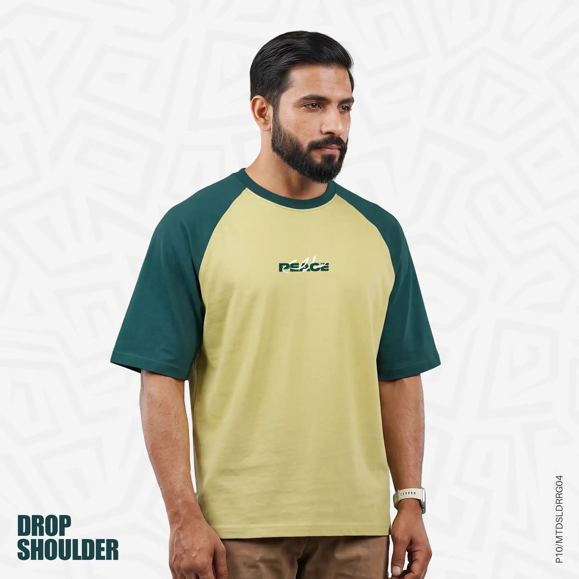 PEACE-RAGLAN DROP SHOULDER - OUBD