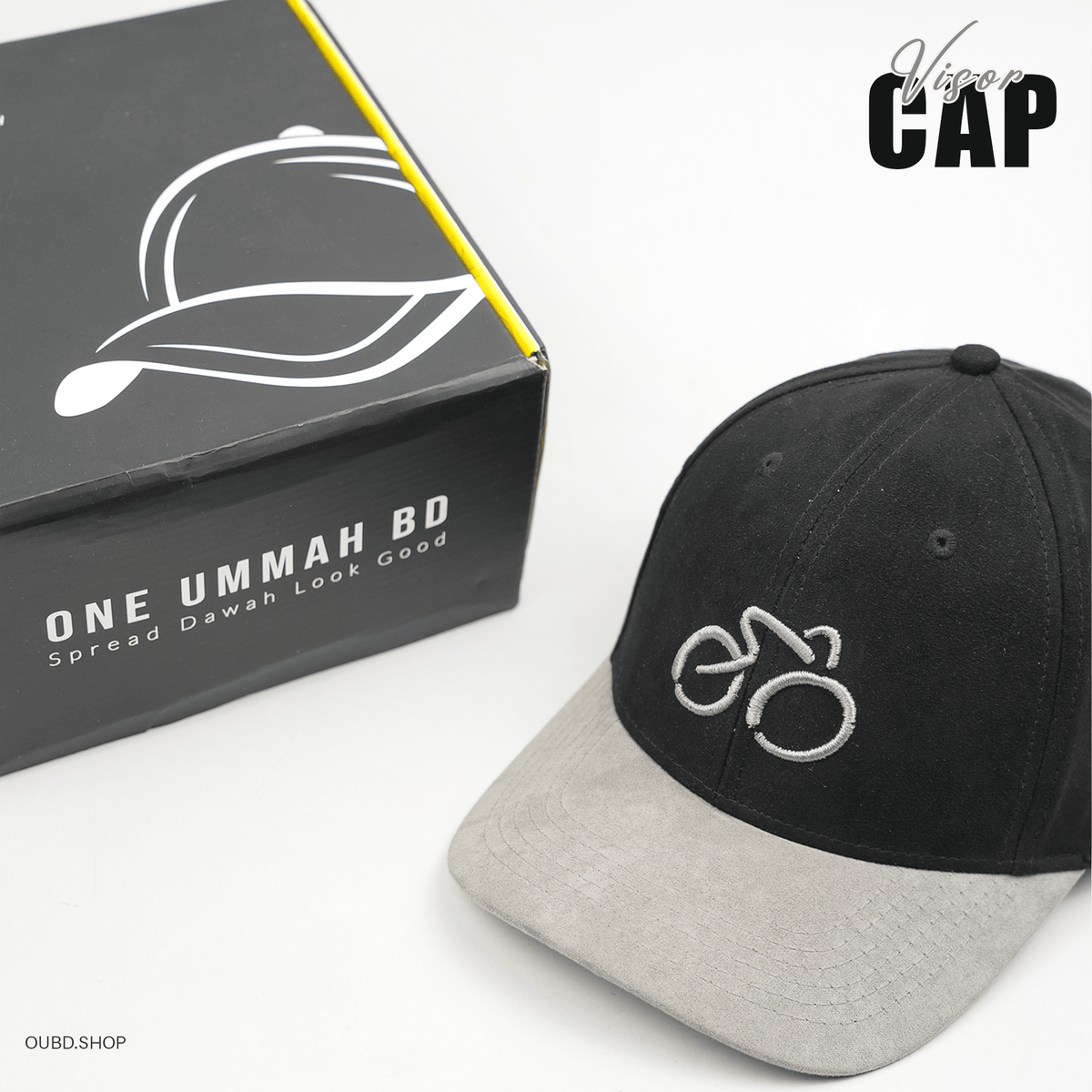 SPECIAL SUEDE VISOR CAP - CYCLE LIFE - OUBD