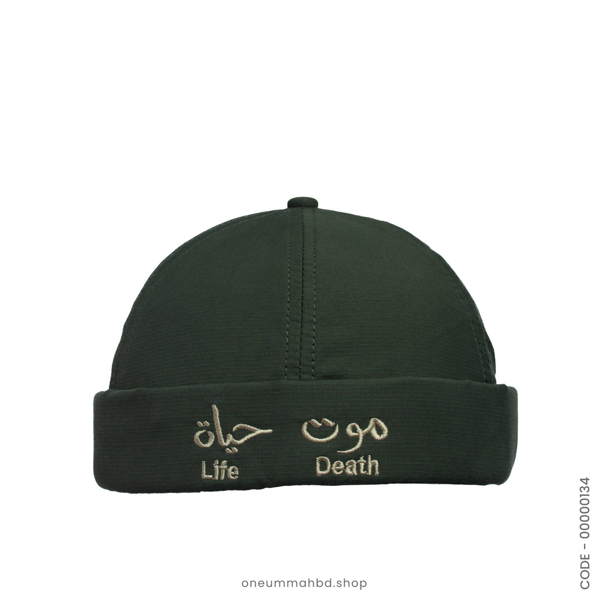 DOCKER CAP - LIFE DEATH - OUBD