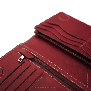 GENUINE LEATHER LONG WALLET STYLE-03 CHOCOLATE - OUBD
