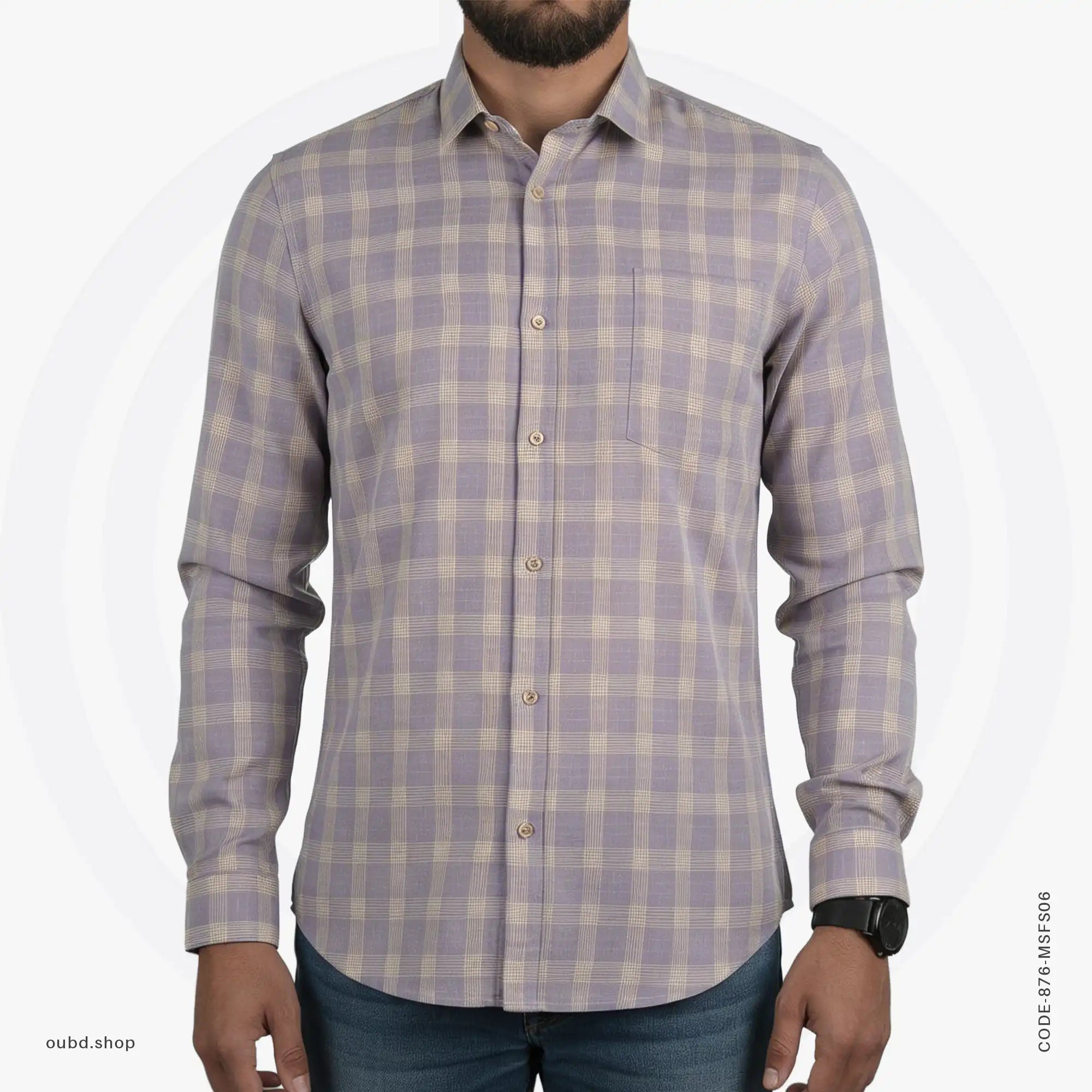 MENS CASUAL FULL SLEEVE SHIRT - OUBD