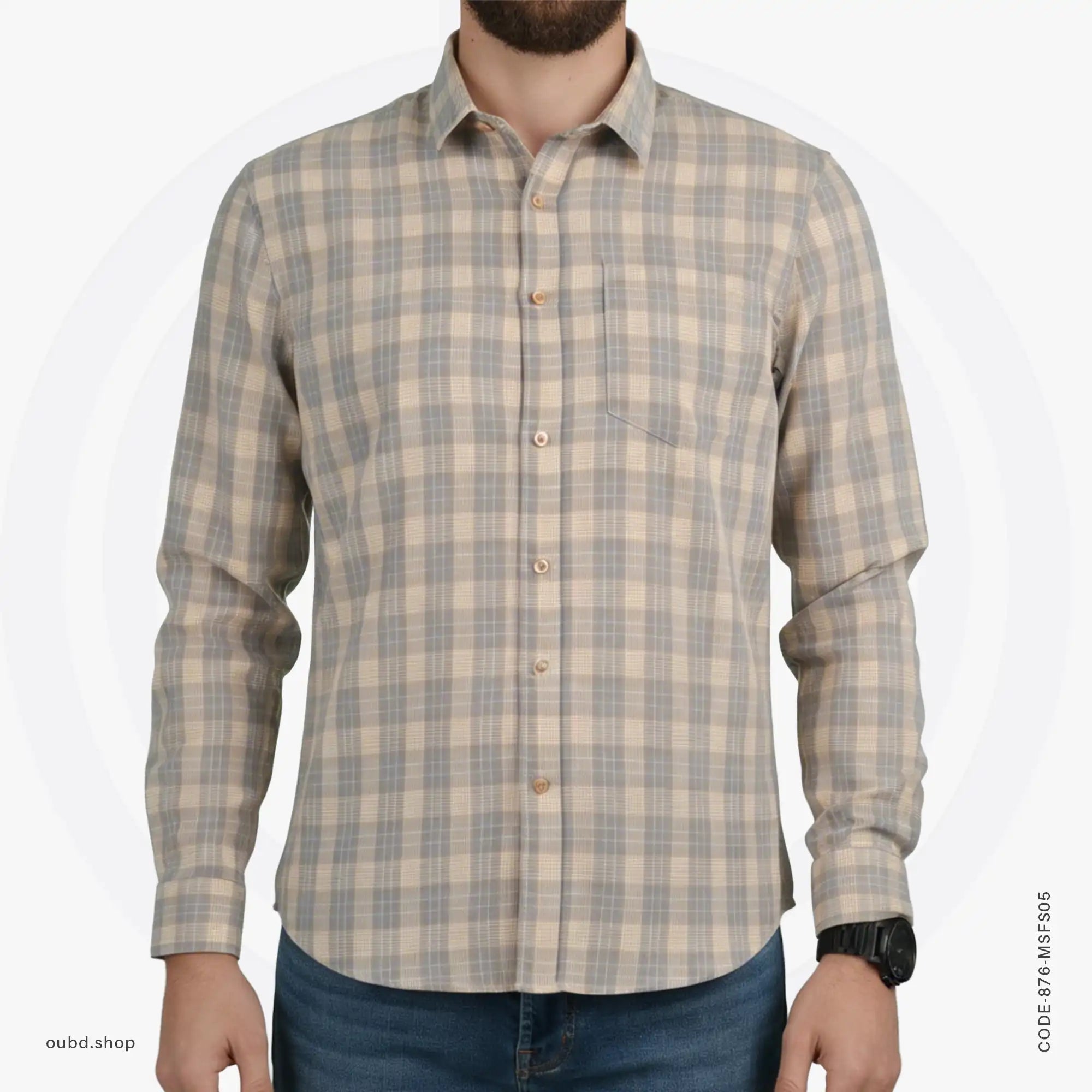 MENS CASUAL FULL SLEEVE SHIRT - OUBD