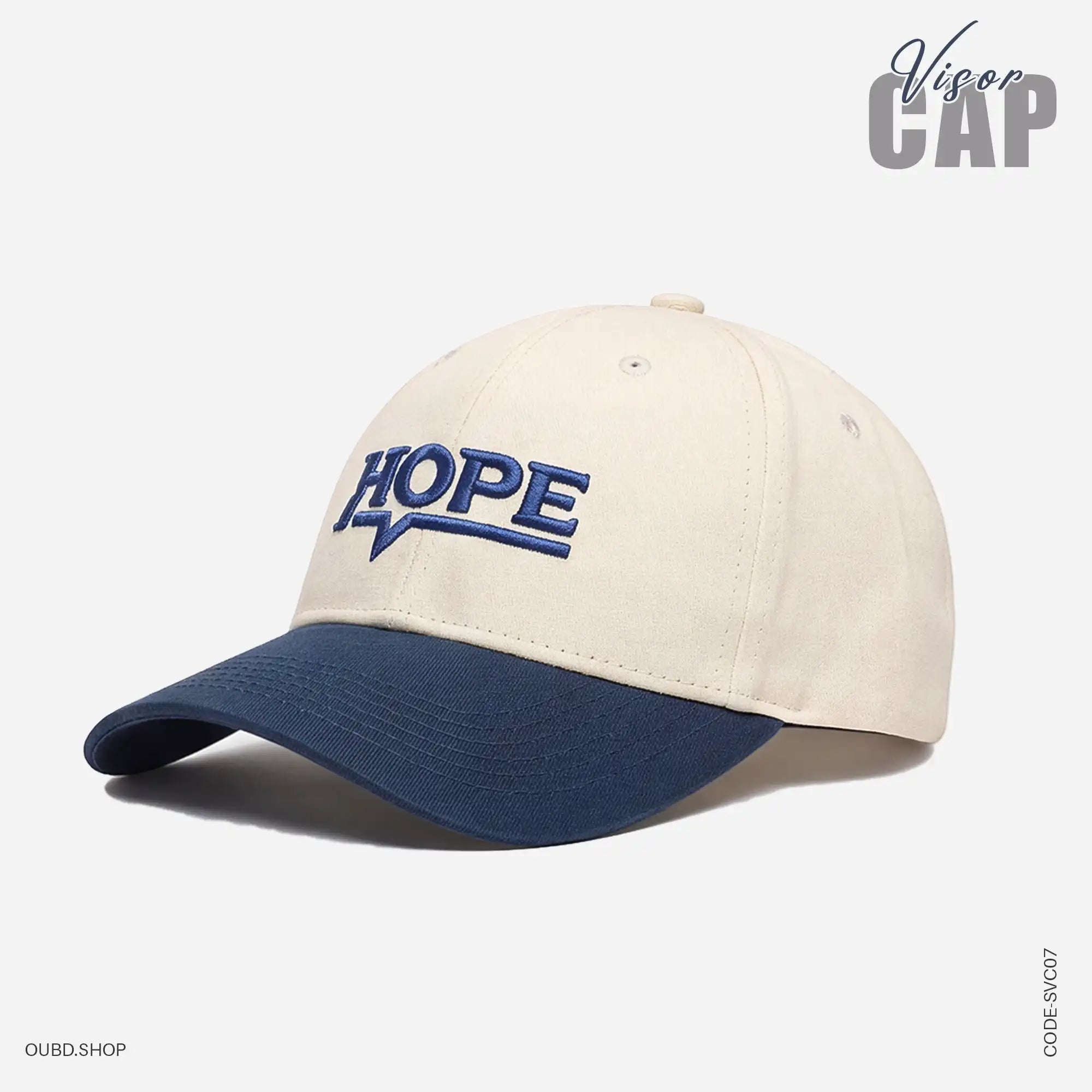 SPECIAL TWILL VISOR CAP - HOPE - OUBD