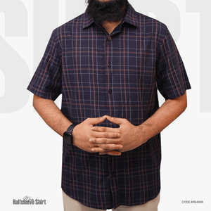 MENS CLASSIC HALF SLEEVE SHIRT - OUBD