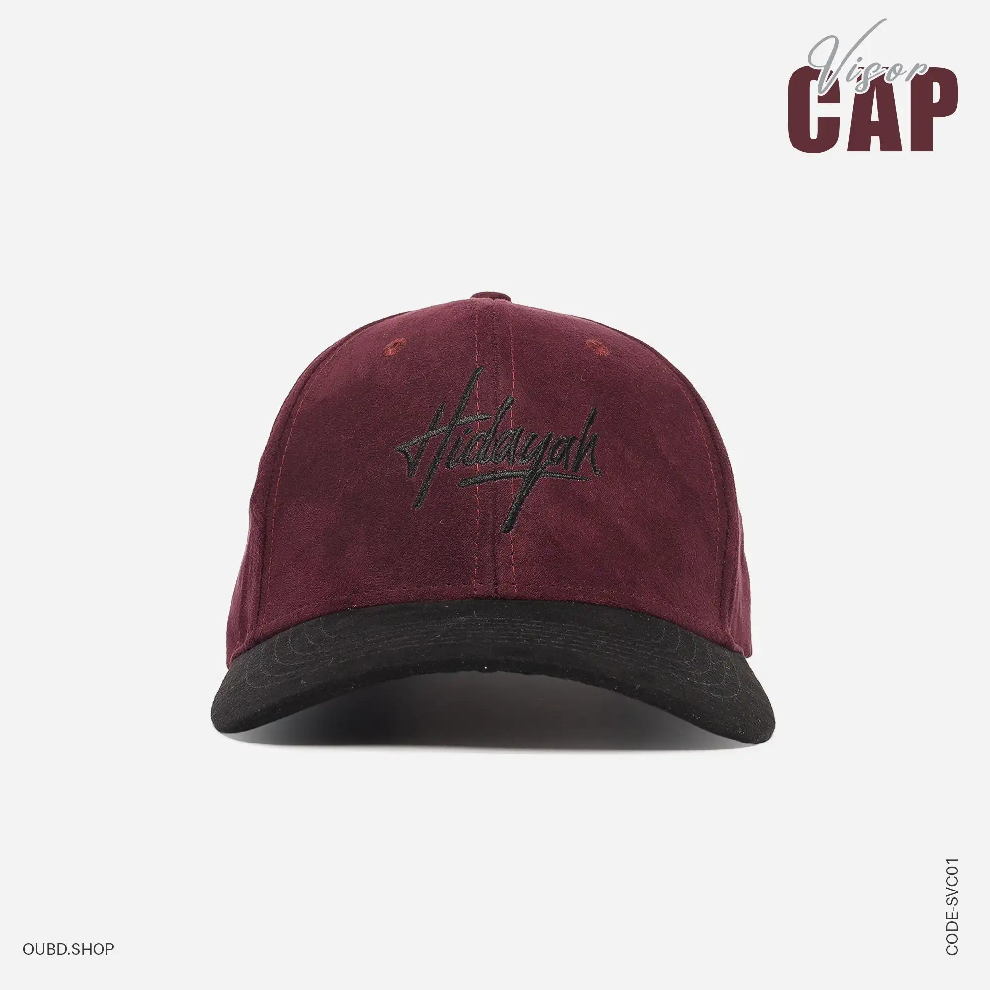 SPECIAL SUEDE VISOR CAP - HIDAYAH - OUBD