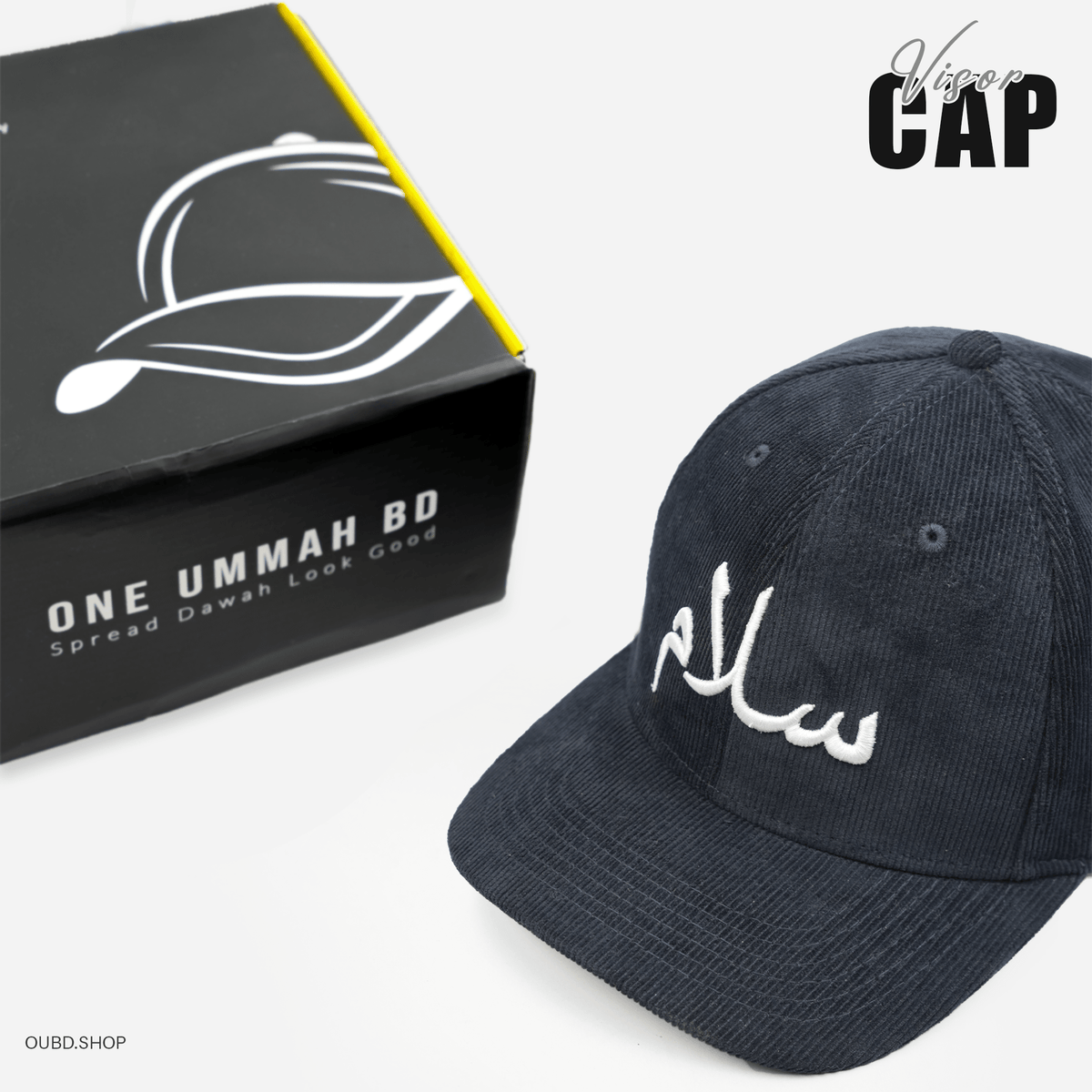 SPECIAL CORDUROY VISOR CAP - SALAM - OUBD