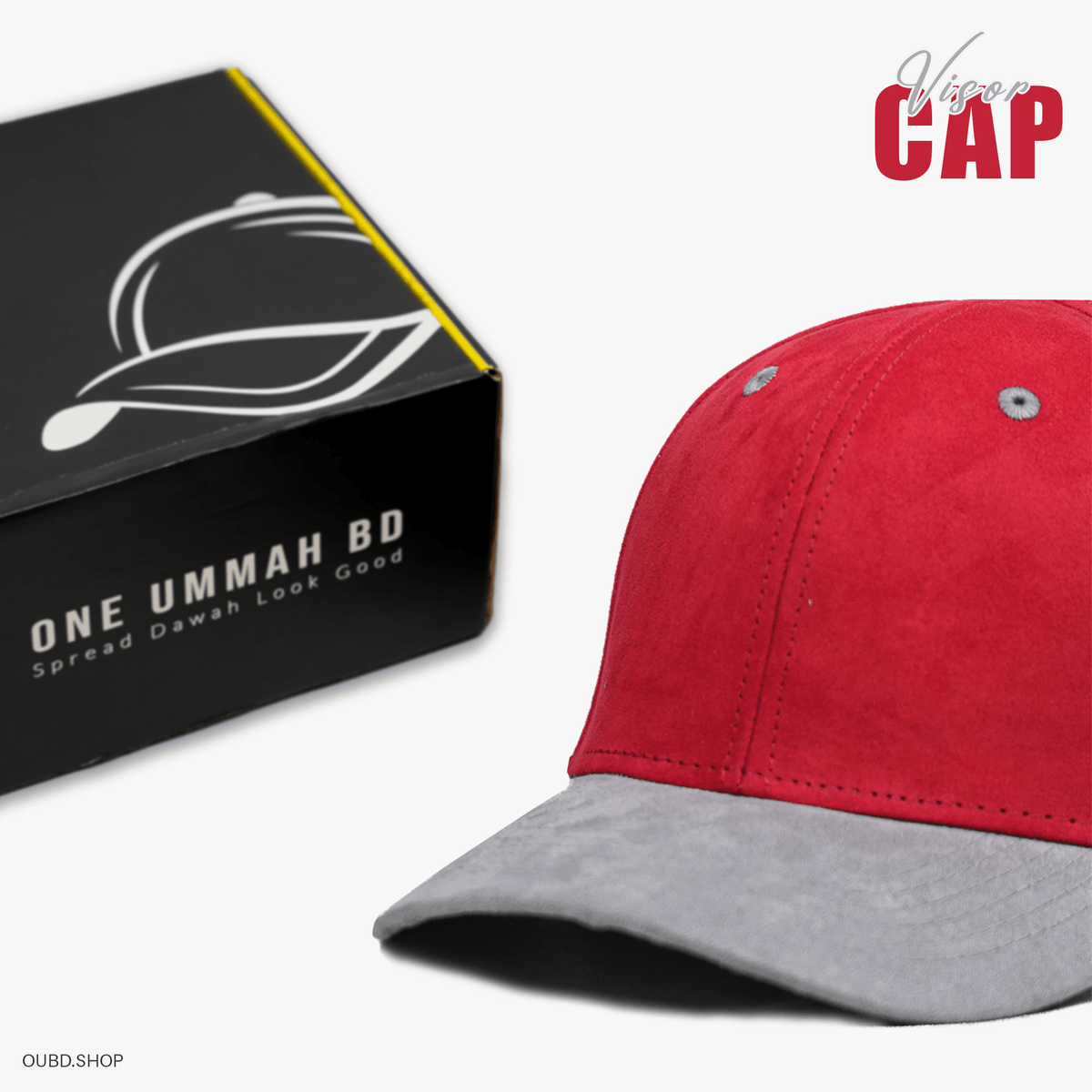 SPECIAL SUEDE VISOR CAP SOLID - OUBD