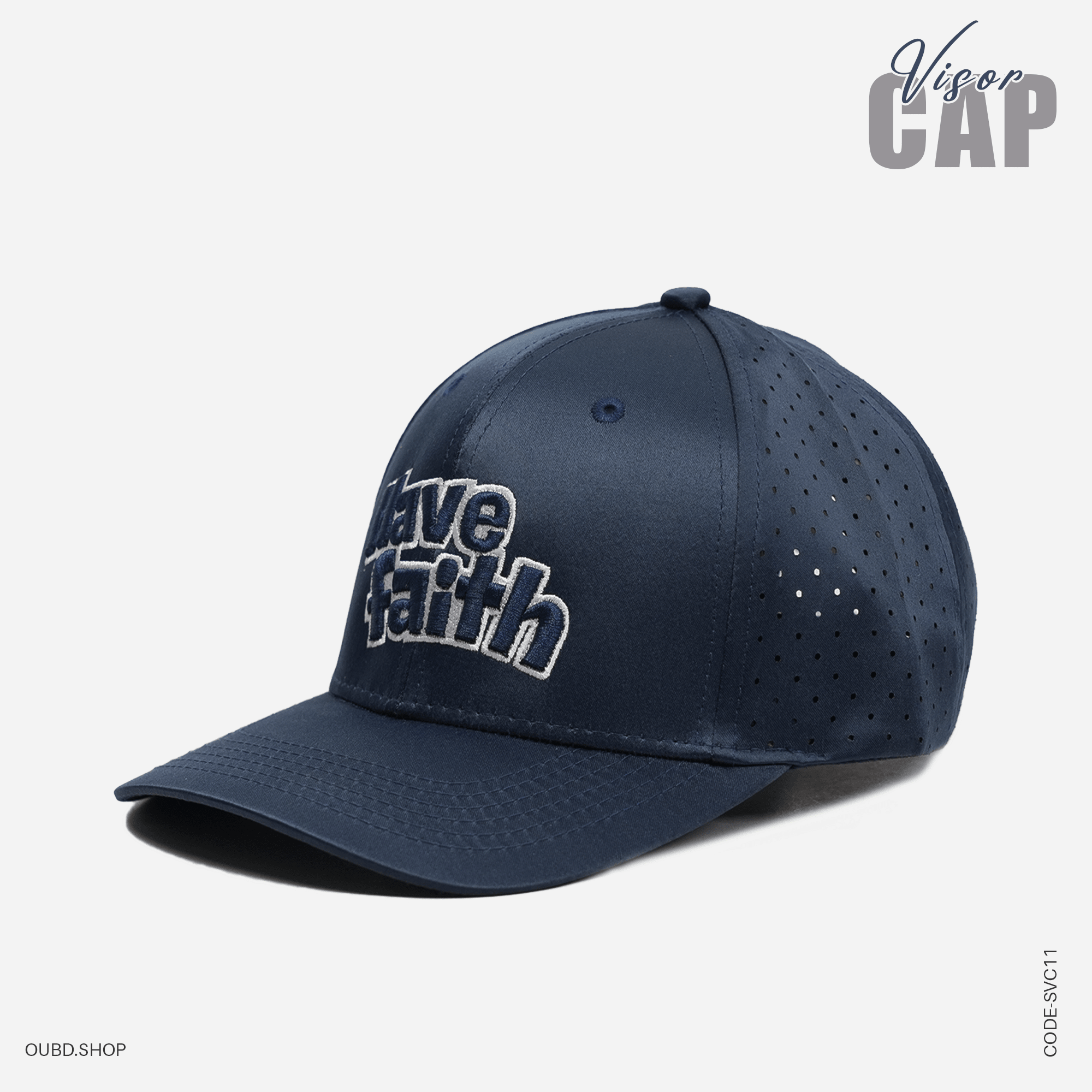 SPECIAL VENTED VISOR CAP - HAVE FAITH - OUBD