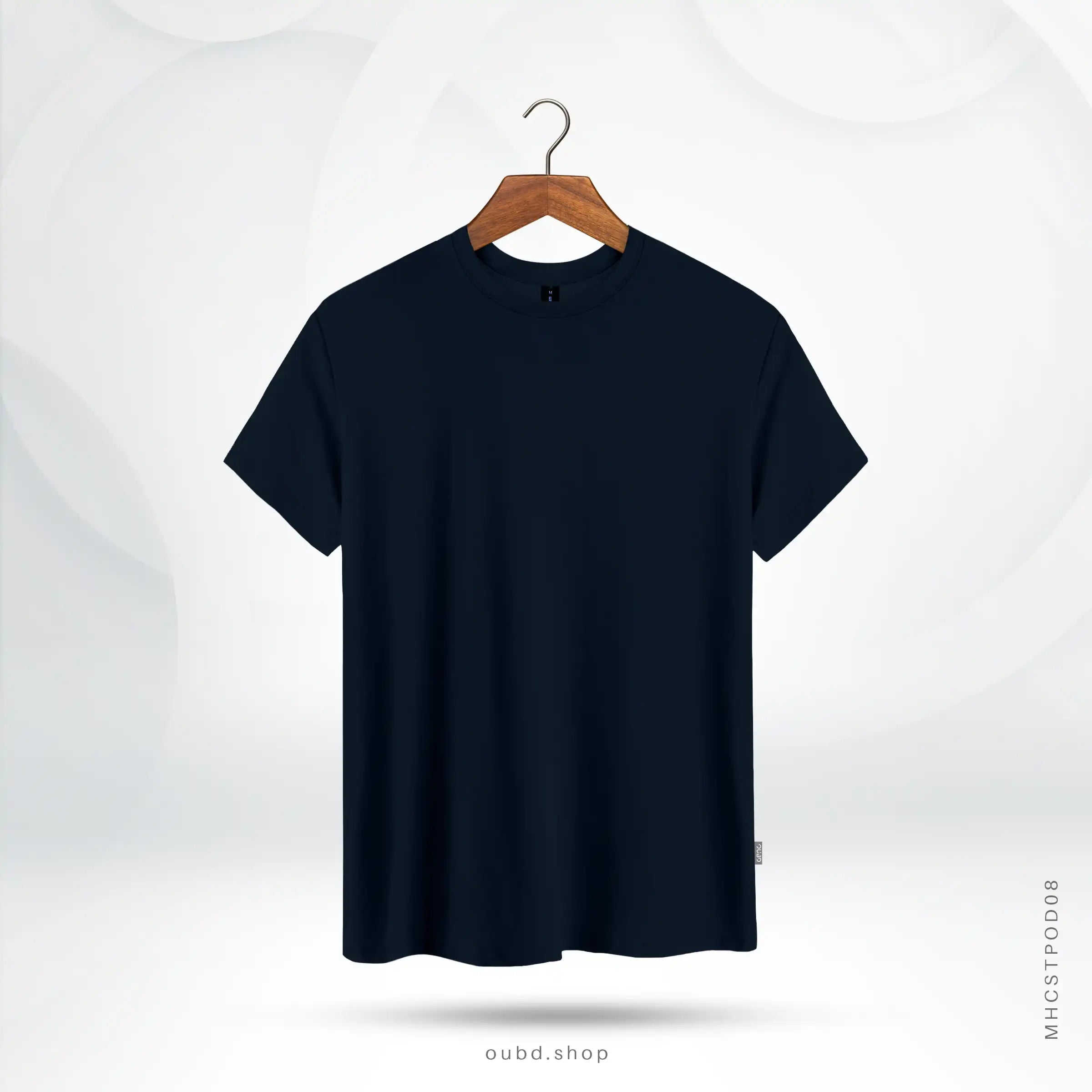 MENS SOLID CLASSIC T-SHIRT DARK NAVY - OUBD