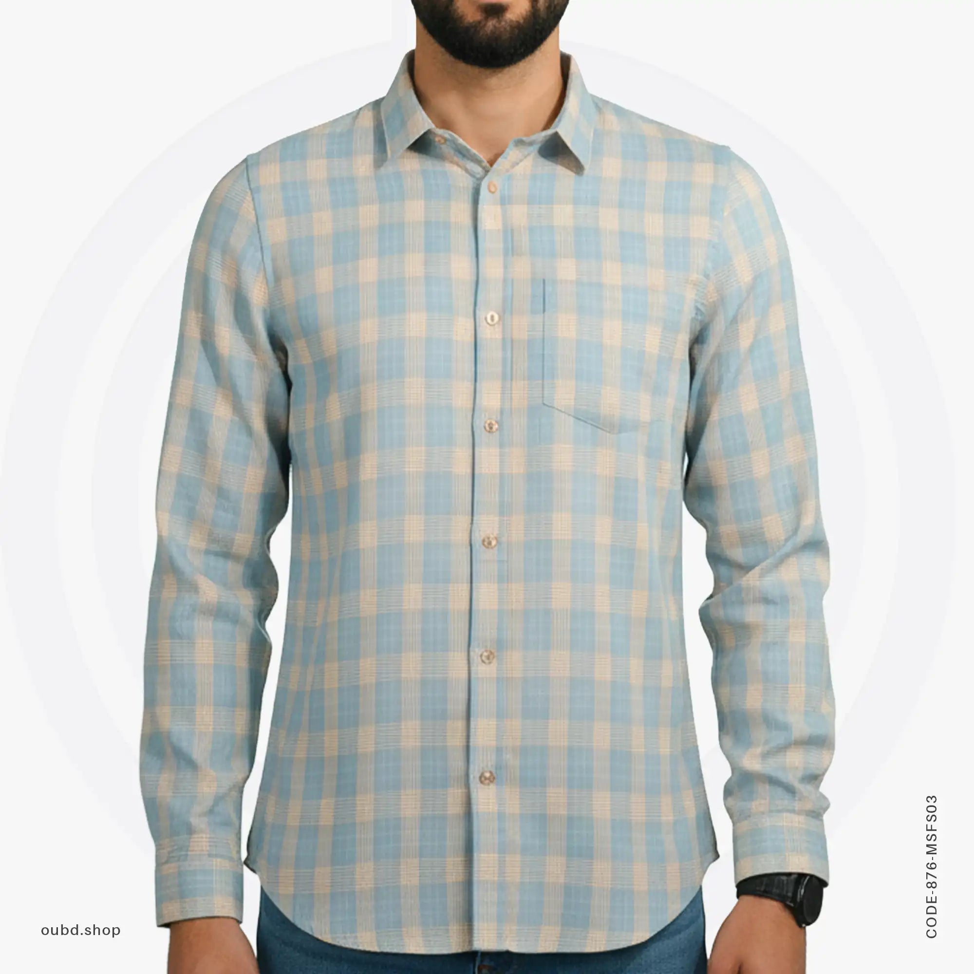 MENS CASUAL FULL SLEEVE SHIRT - OUBD