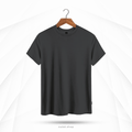 MENS SOLID PREMIUM T-SHIRT DARK ASH