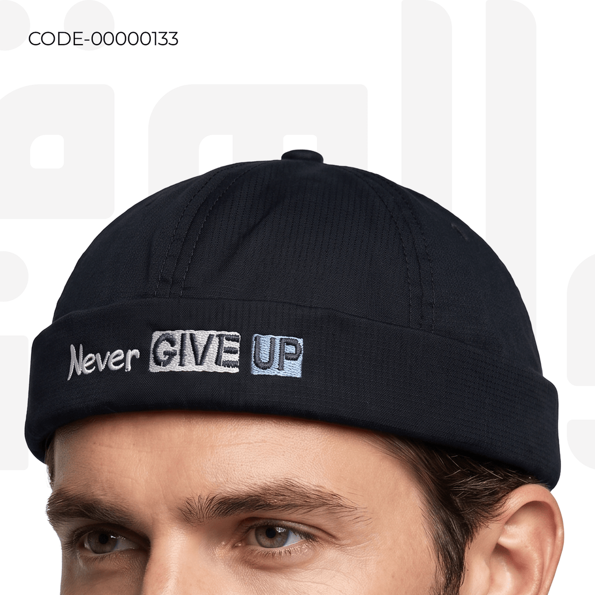 DOCKER CAP - NEVER GIVE UP - OUBD