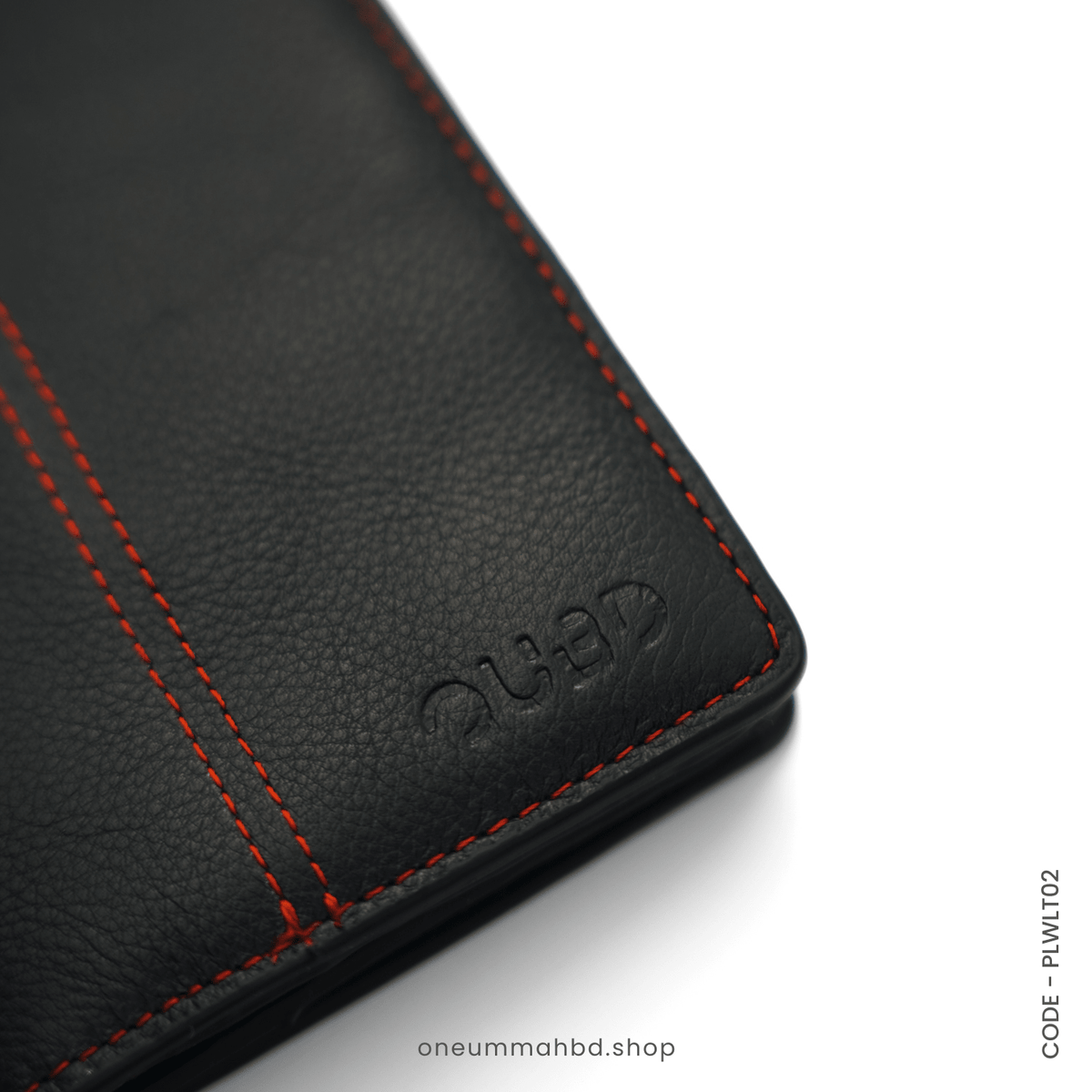 GENUINE LEATHER LONG WALLET STYLE-02 BLACK - OUBD