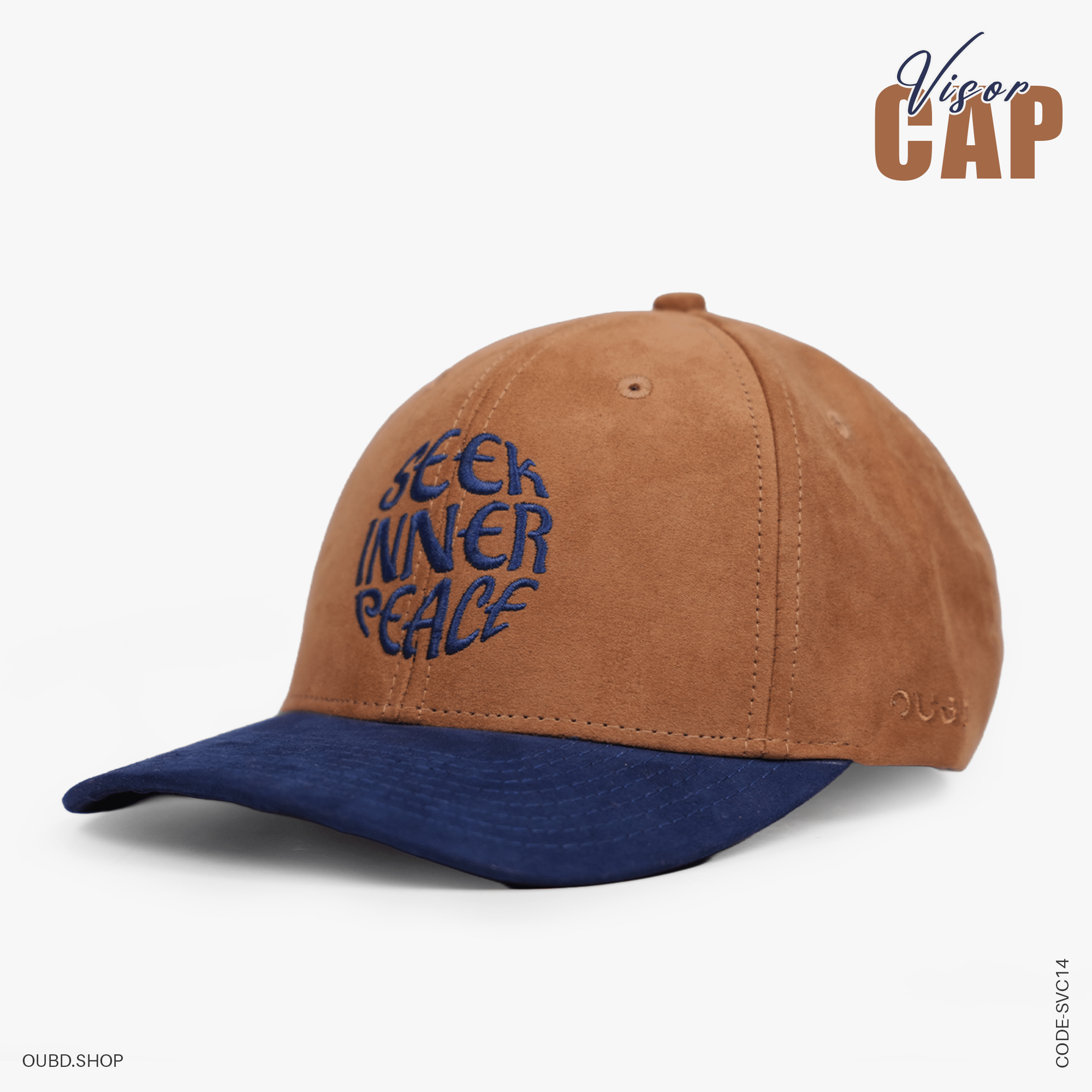 SPECIAL SUEDE VISOR CAP SEEK INNER PEACE - OUBD