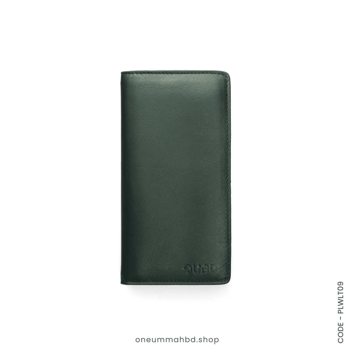 GENUINE LEATHER LONG WALLET STYLE-04 GREEN - OUBD