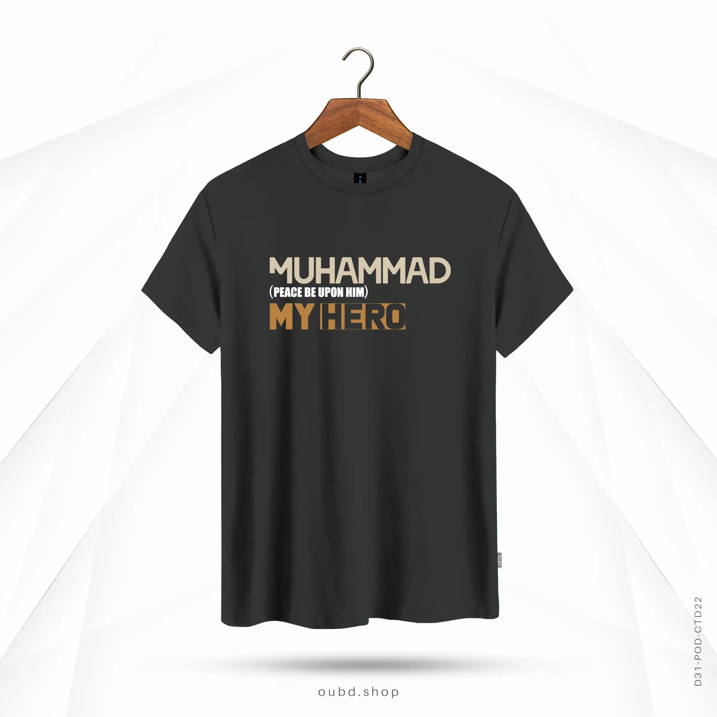 MUHAMMAD (PBUH) MY HERO - CHARCOAL