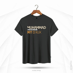 MUHAMMAD (PBUH) MY HERO - CHARCOAL